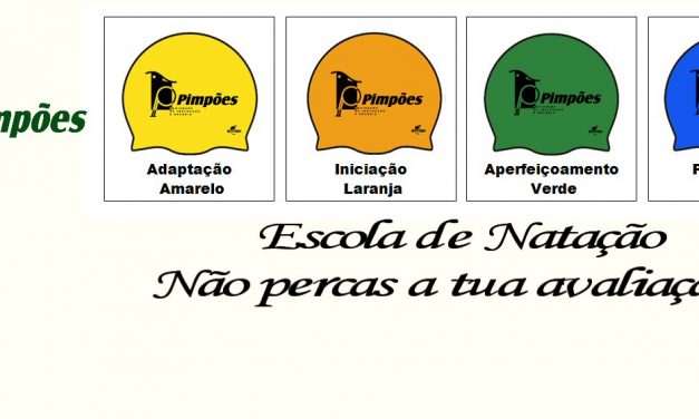 Avaliações – Escola de Natação