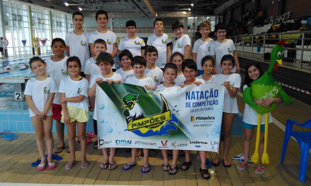 Pimpões deslocam-se a Porto de Mós para nadar no 2º Circuito de Cadetes ANDL