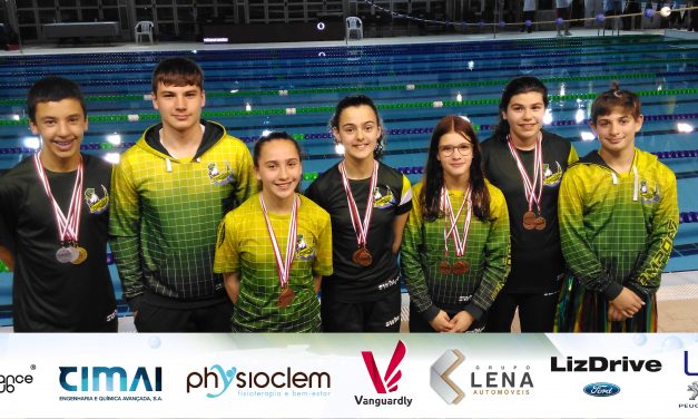 Infantis conseguem obter 7 medalhas Distritais e 3 medalhas Inter Distritais | Gil Lemos sagra-se Campeão Distrital aos 200C e 200B