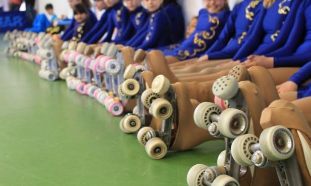 Atletas da secção de patinagem participaram nos Testes de Iniciação e Disciplina
