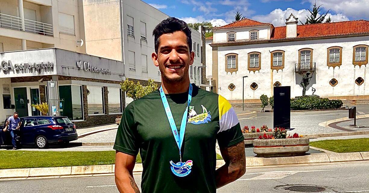 Jonatas Gaspar dos Masters dos Pimpões vence Nadador Completo em Santa Marta de Penaguião