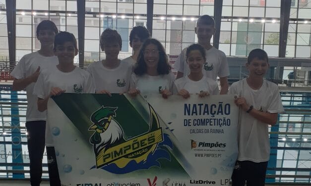 Pimpões Natação alcançou 5 lugares no Pódio no Campeonato Inter-Distrital de Infantis em Coimbra
