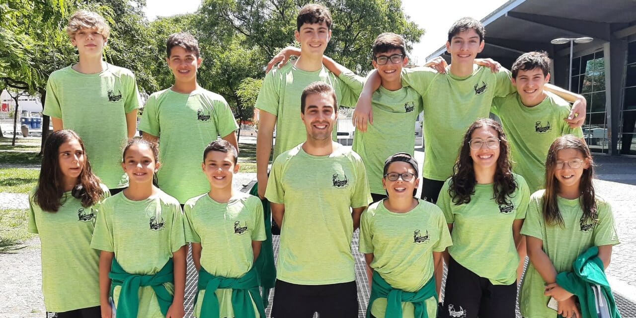 Equipa de Infantis dos Pimpões em pódios nos Interdistritais de Coimbra
