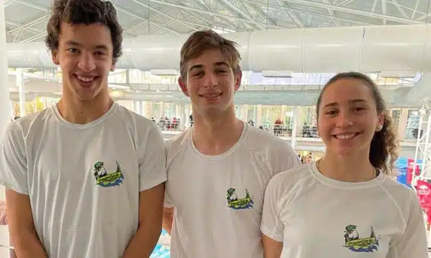 Atletas dos Pimpões nos Campeonatos Nacionais de Juniores e Seniores de Piscina Curta em Leiria