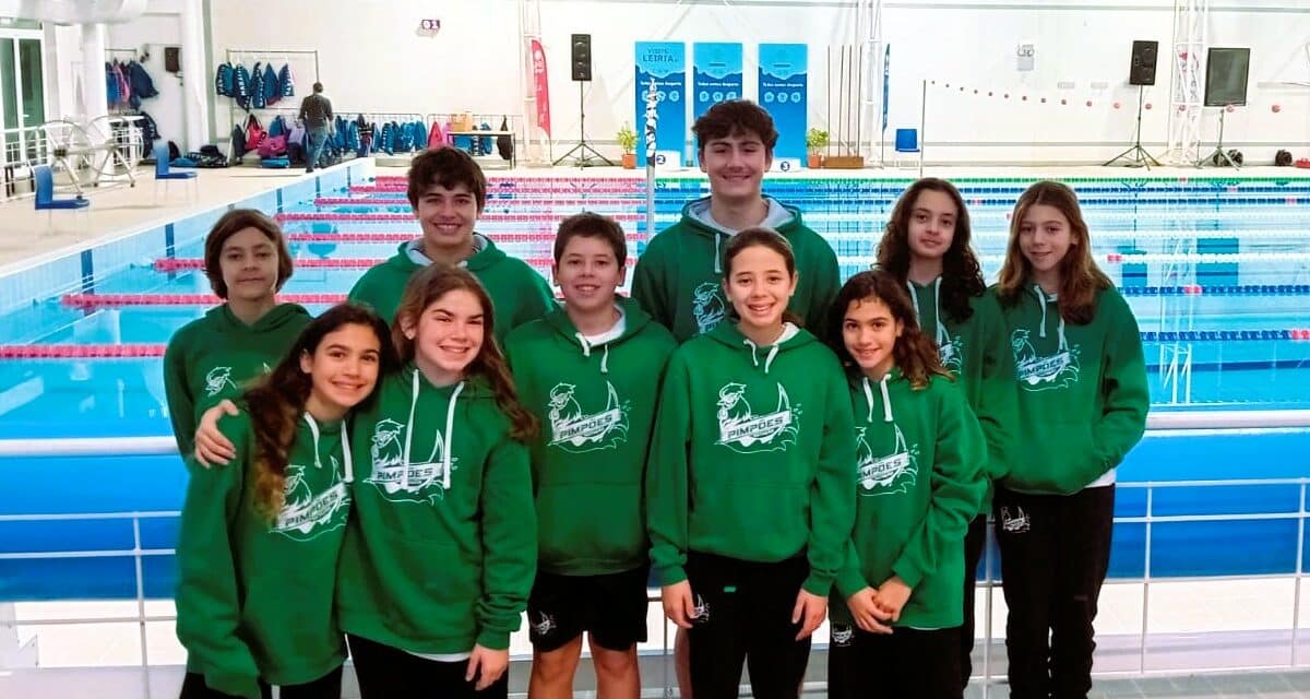 Infantis dos PIMPÕES em 6º Lugar no V Meeting Cidade de Leiria