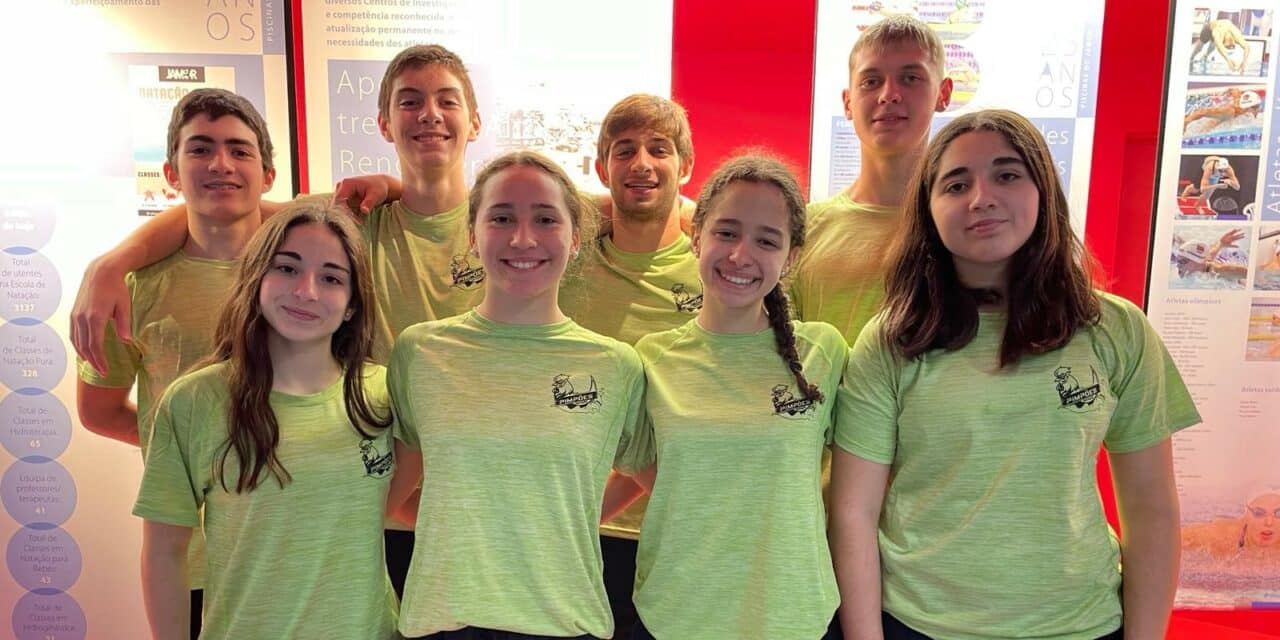 Natação dos PIMPÕES em bom plano no Arena Lisbon International Meeting