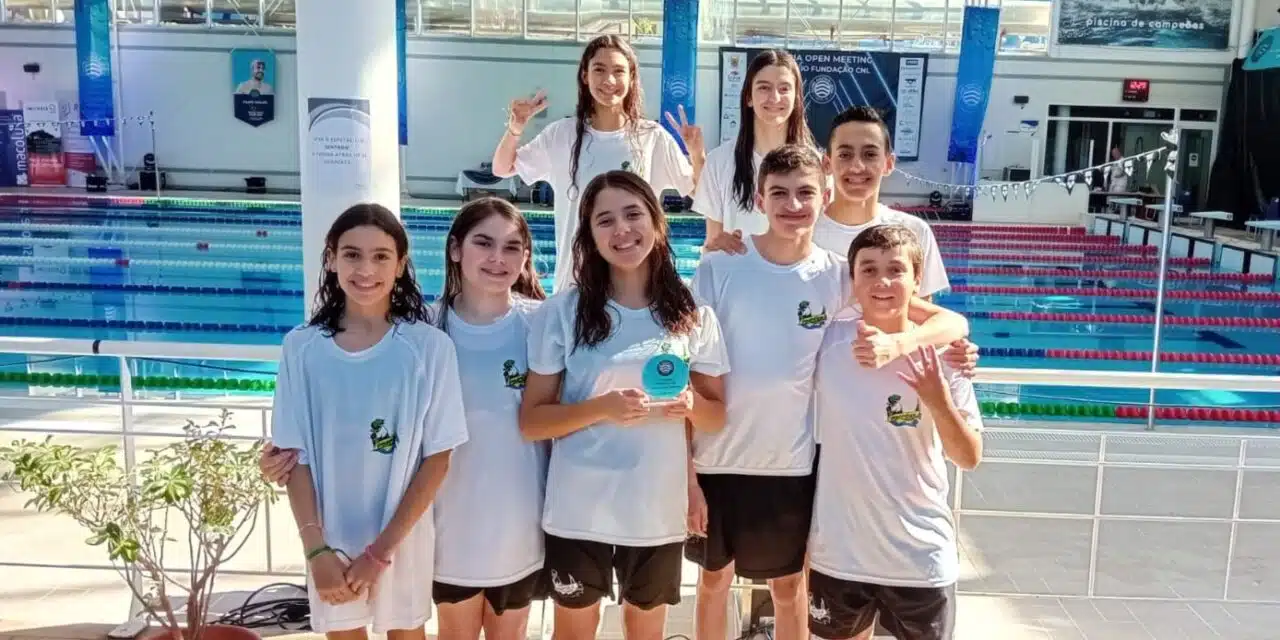 Equipa de Infantis dos Pimpões no III Torneio Fundação Clube Náutico de Leiria