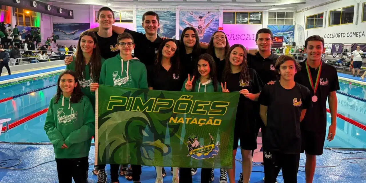 Equipa de Natação dos Pimpões em 2.º Lugar no Meeting Internacional do Estoril