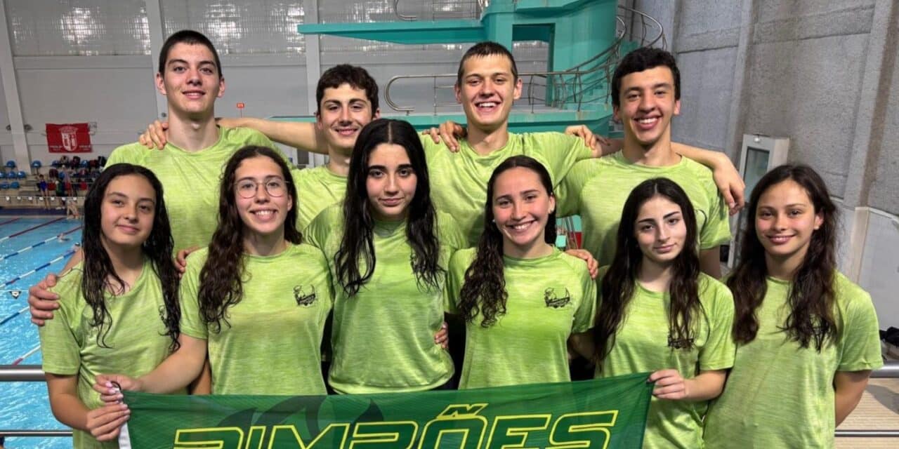 Atletas dos Pimpões em 5 pódios no Campeonato Nacional