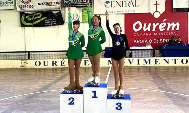 Patinadoras d’Os Pimpões em destaque no 2.º Torneio Golden Skate em Ourém