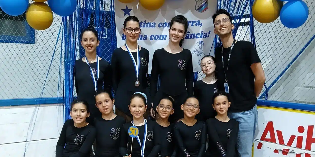 Os Pimpões Patinagem brilham no Torneio de Santa Cita