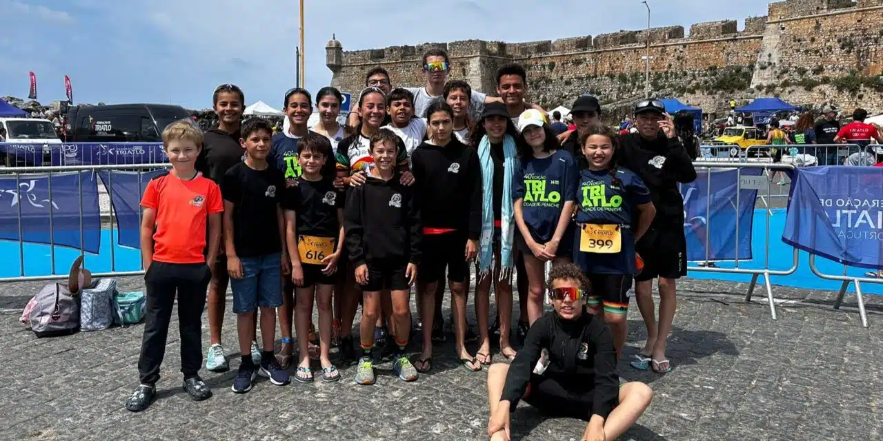Brilho Jovem dos Pimpões no 40.º Triatlo Cidade de Peniche