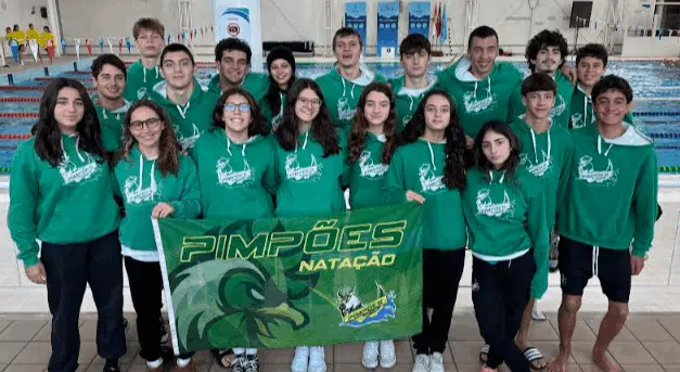 “Os Pimpões” em grande destaque no Campeonato Distrital de Piscina Curta, em Leiria